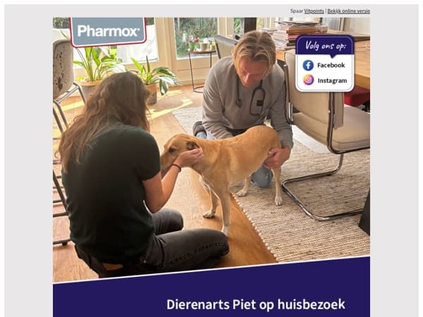 🎥 Kijk mee: Dierenarts Piet op huisbezoek bij winnaar.