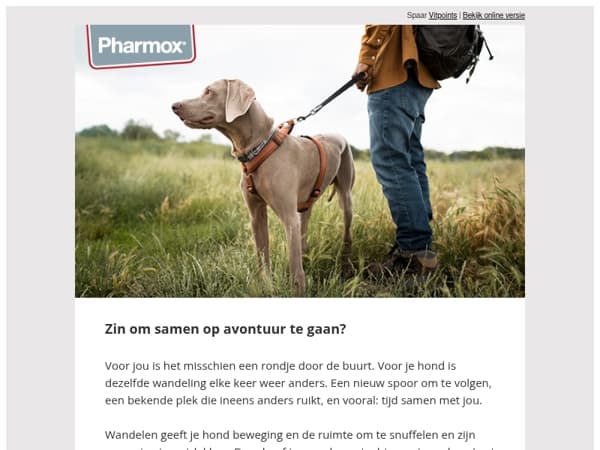 Jas aan, lijn mee en samen naar buiten. Waar gaan jullie vandaag heen? 🐾