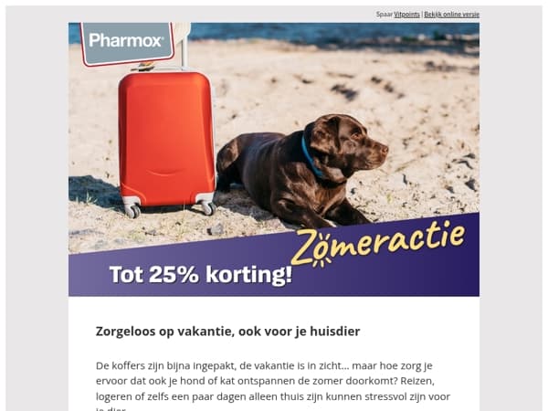 Profiteer nu van 25%🐾☀️