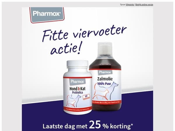 📢 Laatste dag met 25% korting