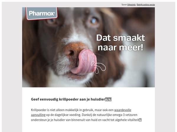 Geef eenvoudig krillpoeder aan je huisdier🐶😺
