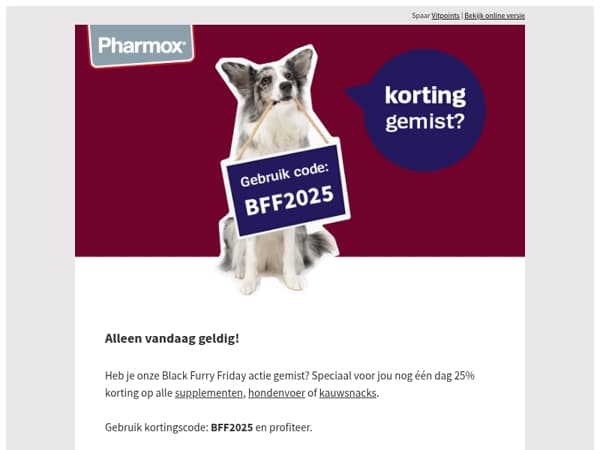 Korting gemist? Speciaal voor jou een kortingscode!