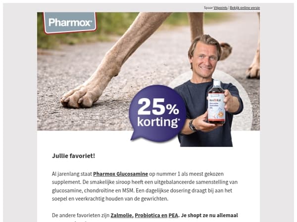 Shop jouw favoriet met 25% korting 📢
