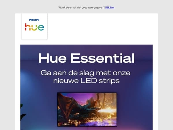 Nieuw! Hue Essential LED strip