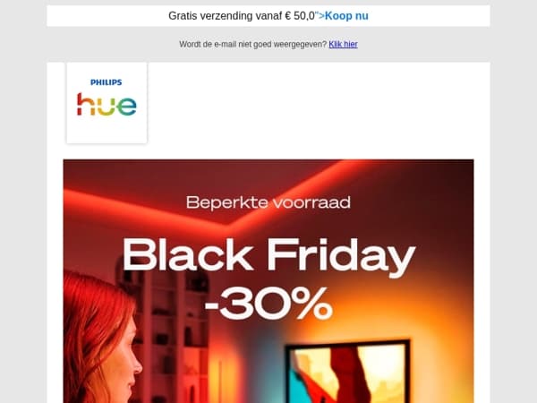 🔥 30% korting! 🔥 Shop Black Friday deals