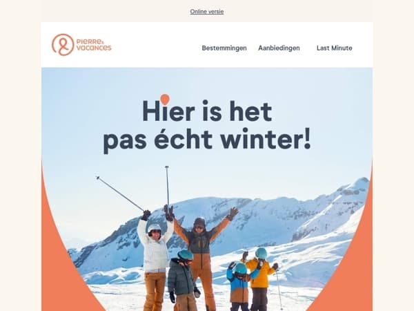 Winter 2027 ❄️ boek nu en bespaar tot 15%