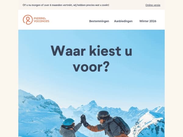 Bent u van team 'last-minute' 🏖️ of team 'vooruitplannen'? ⛷️