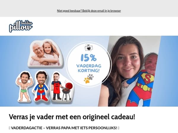 Nog maar 1 week tot Vaderdag!