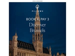 Enjoy Brussels with Pillows City Hotel Brussels Centre