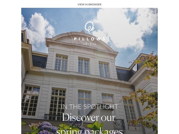 Discover our spring packages