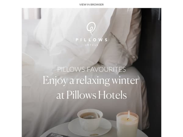 Discover our winter favourites at Pillows Hotels