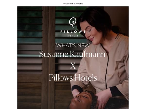New: Susanne Kaufmann at Pillows Hotels