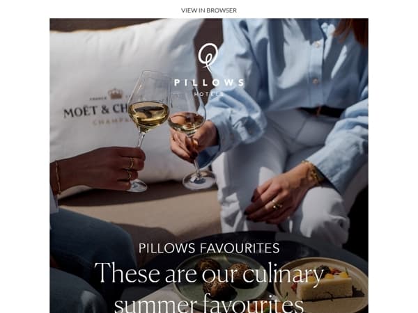 Pillows Favourites: for a culinary summer