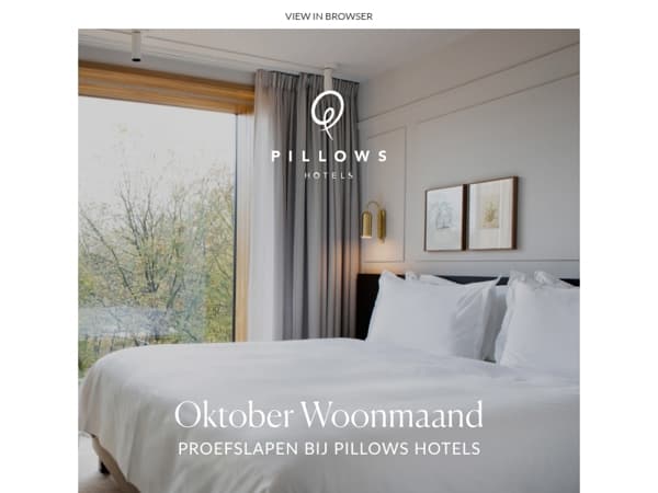 The Pillows sleeping experience at home? Book now your trial night