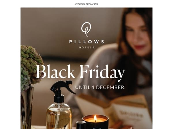 Black Friday: 20% on Fables & Feathers and The Pillows Shop