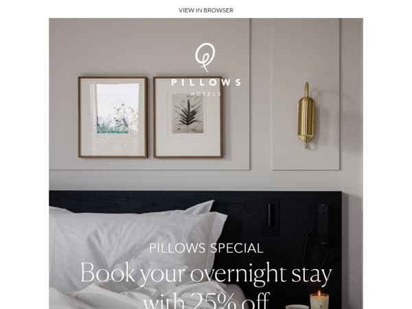 Book now with 25 off, until December 2026