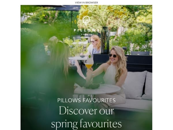 Pillows Spring Favourites: discover our favourites of the season
