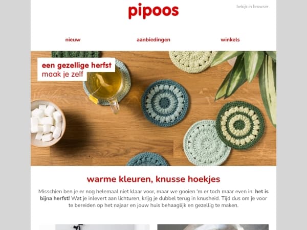 🍂 Van blaadjes buiten naar warmte binnen