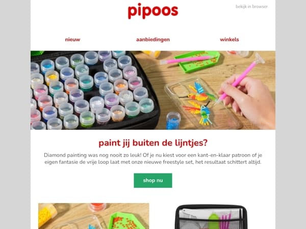 💎 NIEUW: freestyle diamond painting!