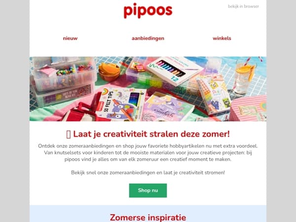 🌞 Laat je creativiteit stralen deze zomer!