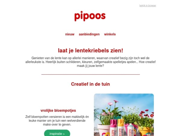 🌼 Lentekriebels in en om het huis