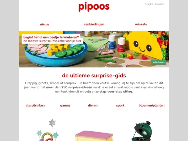 🖌️Surprise stress? Niet bij pipoos!