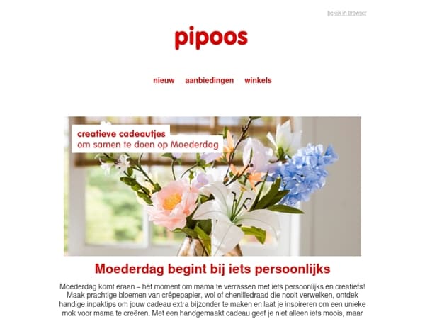 Creatieve cadeautjes voor Moederdag
