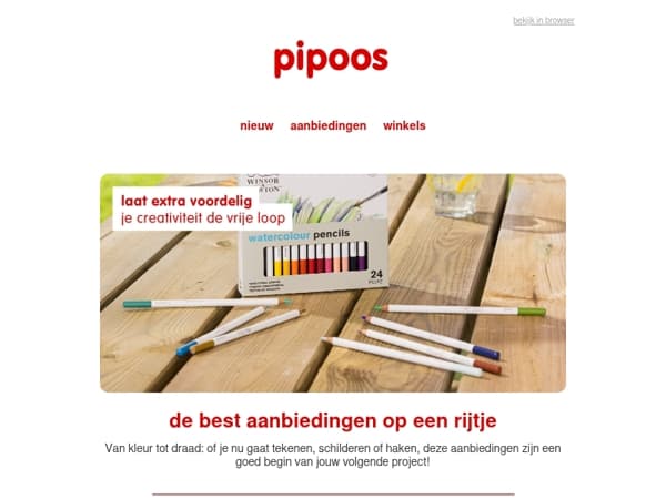 ✨ Creatieve korting op aquarelpotloden, verf en meer