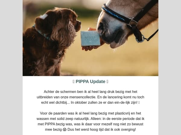 PIPPA update - mensencollectie, vakanties en rot straal! 🫧🧼