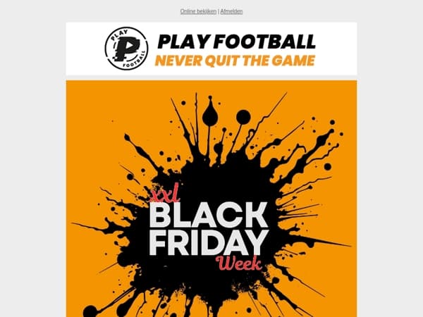 Onze XXL Black Friday Week is begonnen