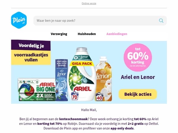 Haal alles in huis voor de lenteschoonmaak 🌷