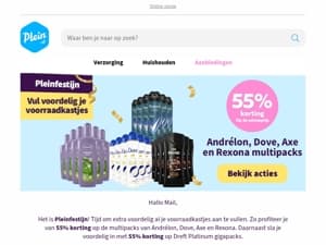 Het is Pleinfestijn! Mis deze acties niet 💙🎉