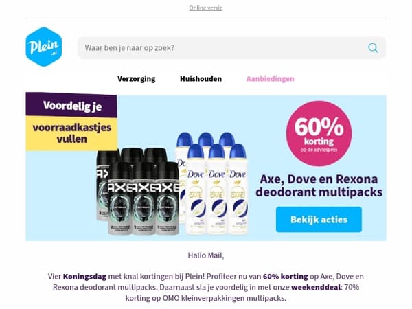 Klaar voor Koningsdag? Bekijk onze acties 🔥