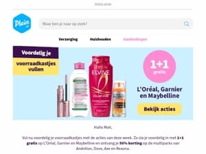 Tijd om voordelig je voorraadkastjes te vullen  💙🔥