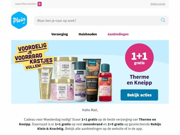 2+5 gratis op verschillende Robijn Klein & Krachtig