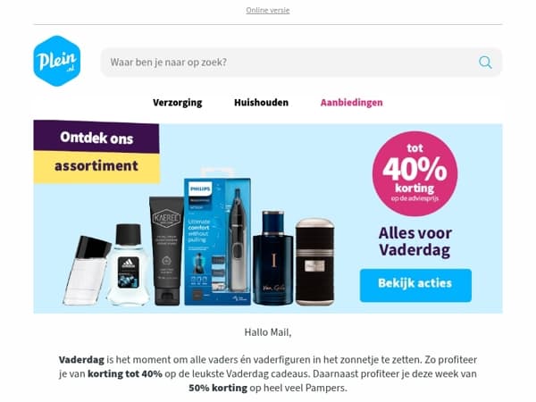 Ontdek de leukste Vaderdag cadeaus 💙