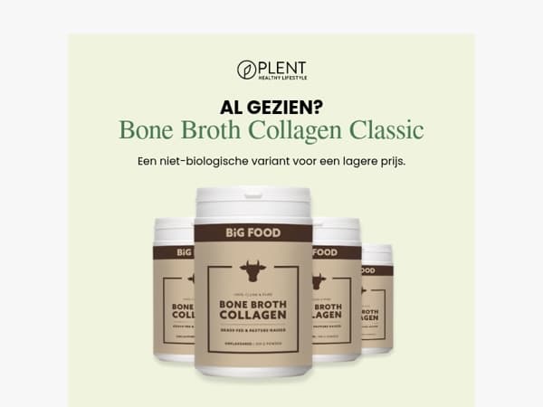 💛 Exclusief voor jou: Bone Broth met extra voordeel