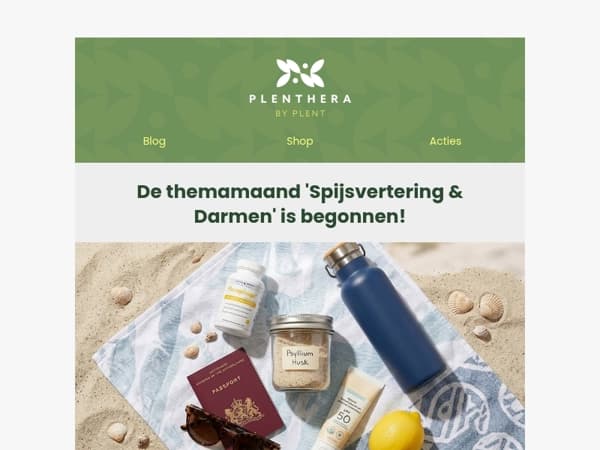 Hoe houd je je darmen in balans op vakantie  🌿