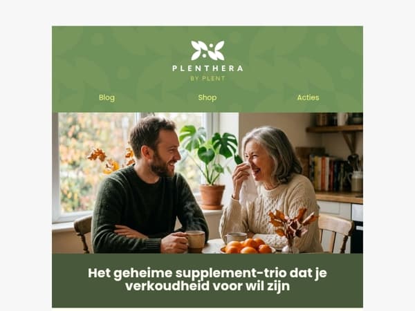 Het geheime trio dat je verkoudheid voor wil zijn 🍂