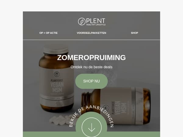 🔥 Hete Zomeropruiming: tot 50% korting, op=op
