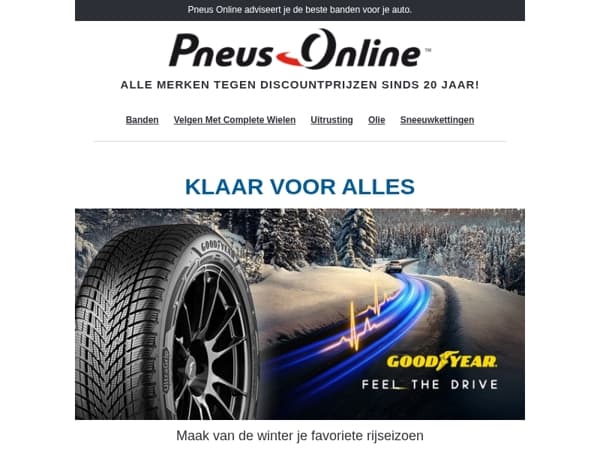Klaar voor alles met Goodyear ?
