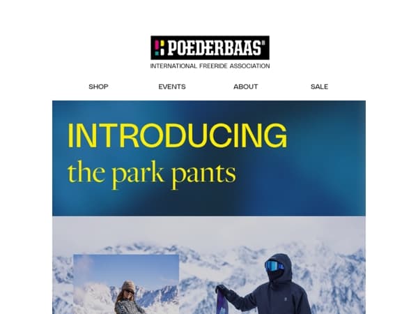 Introducing the park pants 🔥