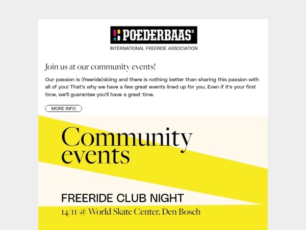 Join our community events this season! 🚀