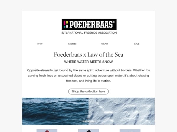 NOW LIVE: Poederbaas x Law of the Sea