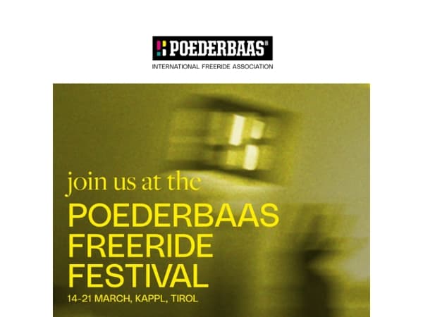 JOIN the Poederbaas Freeride Festival 🔥