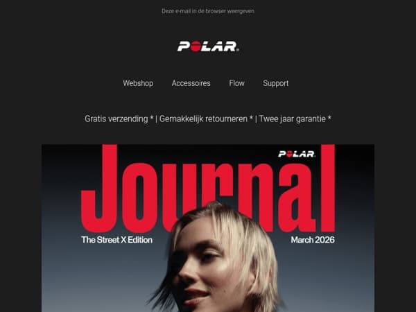 Net binnen: Polar Journal - The Street X Edition