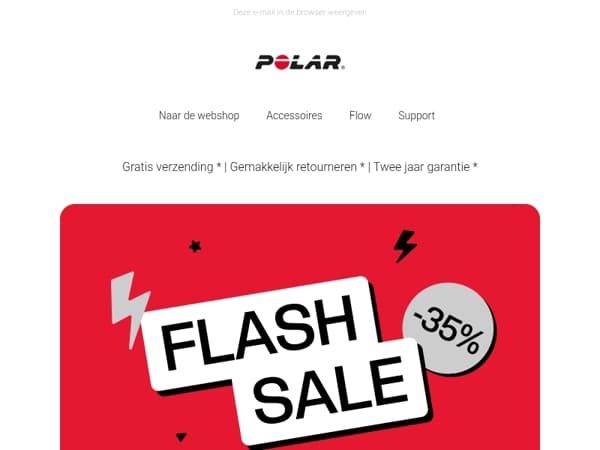 Profiteer van de Polar Flash Sale 🚀