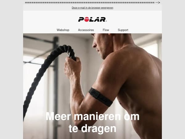 NIEUW: POLAR Loop-armband