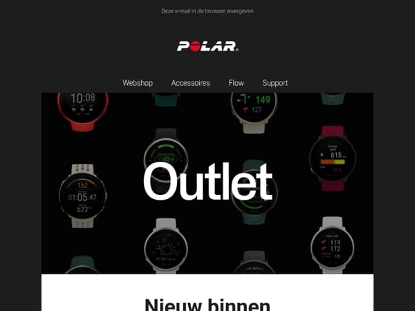 ⚡Nieuw binnen in de Polar Outlet⚡