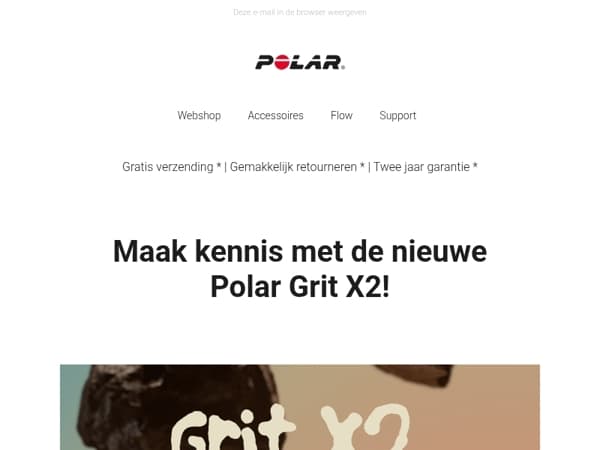 Het NIEUWE Polar-horloge is er 🤩